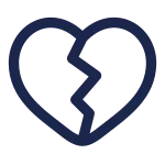 Heart Broken SVG Icon